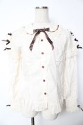 Angelic Pretty / Dot Ribbon 付け袖ブラウス  アイボリー Y-25-11-24-046-AP-BL-SZ-ZY