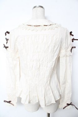 画像2: Angelic Pretty / Dot Ribbon 付け袖ブラウス  アイボリー Y-25-11-24-046-AP-BL-SZ-ZY