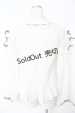 画像2: Angelic Pretty / Dot Ribbon 付け袖ブラウス  アイボリー Y-25-11-24-046-AP-BL-SZ-ZS