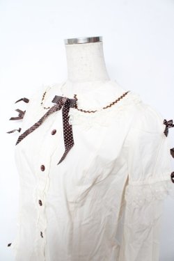 画像3: Angelic Pretty / Dot Ribbon 付け袖ブラウス  アイボリー Y-25-11-24-046-AP-BL-SZ-ZY