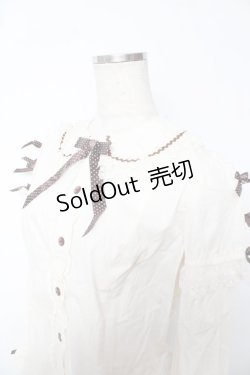 画像3: Angelic Pretty / Dot Ribbon 付け袖ブラウス  アイボリー Y-25-11-24-046-AP-BL-SZ-ZS