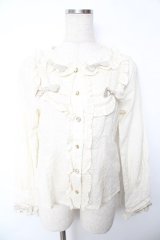 BABY, THE STARS SHINE BRIGHT / キラキラブラウス  生成り Y-25-11-24-047-BA-BL-SZ-ZY