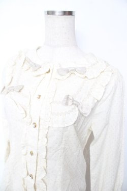 画像3: BABY, THE STARS SHINE BRIGHT / キラキラブラウス  生成り Y-25-11-24-047-BA-BL-SZ-ZY