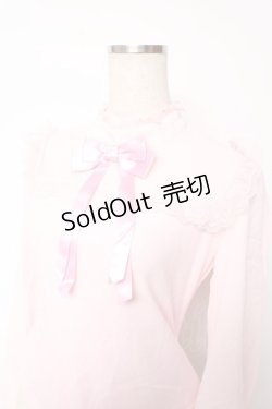 画像3: Angelic Pretty / 長袖メアリーリボンカットソー  ピンク Y-25-11-24-048-AP-TO-SZ-ZY