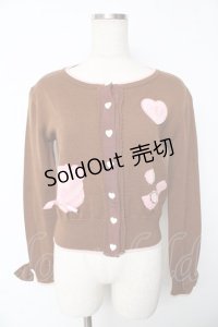 Angelic Pretty / Meltyチョコレートニットカーディガン  ブラウン Y-25-11-24-052-AP-TO-SZ-ZY