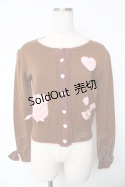 画像1: Angelic Pretty / Meltyチョコレートニットカーディガン  ブラウン Y-25-11-24-052-AP-TO-SZ-ZY