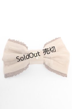 画像1: Angelic Pretty / Melty Royal Chocolateバレッタ  ベージュ Y-25-11-24-007-AP-AC-SZ-ZY