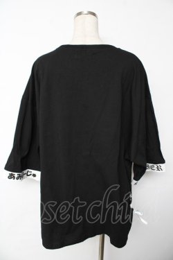 画像2: Amilige / MELT BearレースアップTシャツ F ブラック Y-25-11-24-056-PU-TO-SZ-ZY