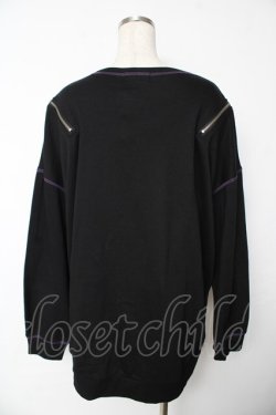 画像2: サンリオ / KUROMI 肩ZIP ロンＴ L ブラック Y-25-11-24-057-EL-TS-SZ-ZY