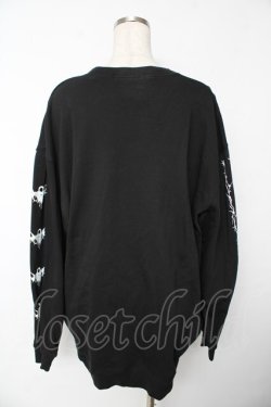 画像2: Amilige / BONDイラストプリントロングTシャツ F 黒 Y-25-11-24-058-PU-TO-SZ-ZY