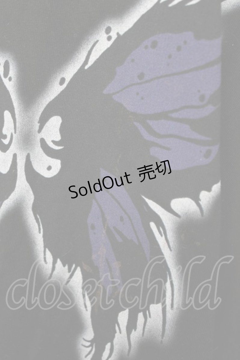 画像3: Amilige / fallen angel肩ZIPロンT F ブラック Y-25-11-24-059-PU-TO-SZ-ZS (3)