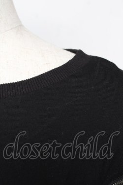 画像4: Amilige / fallen angel肩ZIPロンT F ブラック Y-25-11-24-059-PU-TO-SZ-ZY