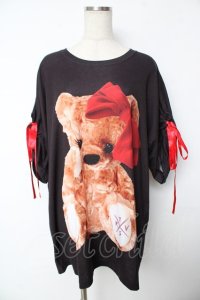 TRAVAS TOKYO / リボンベアBIG TEE F ブラック Y-25-11-24-060-PU-BL-SZ-ZY