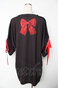 画像2: TRAVAS TOKYO / リボンベアBIG TEE F ブラック Y-25-11-24-060-PU-BL-SZ-ZY