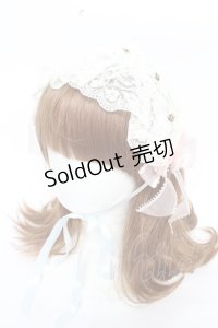 ALICE and the PIRATES / Victorian tear bottle柄ヘッドドレス  サックス Y-25-11-24-008-PA-AC-SZ-ZY