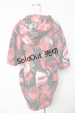 画像2: TRAVAS TOKYO / “医療系いちご”の半袖パーカー。 F ブラック Y-25-11-24-061-PU-TO-SZ-ZY