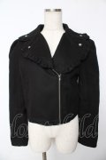 Ank Rouge / ライダースジャケット  黒 Y-25-11-24-065-CA-JA-SZ-ZY
