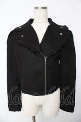 Ank Rouge / ライダースジャケット  黒 Y-25-11-24-065-CA-JA-SZ-ZY