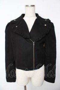 Ank Rouge / ライダースジャケット  黒 Y-25-11-24-065-CA-JA-SZ-ZY