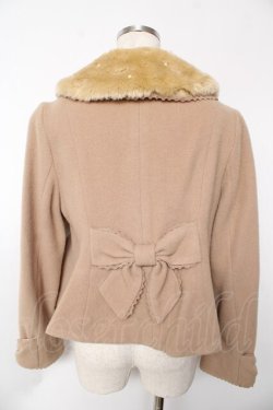 画像2: Angelic Pretty / Sweet Ribbonコート  ベージュ Y-25-11-24-068-AP-CO-SZ-ZY
