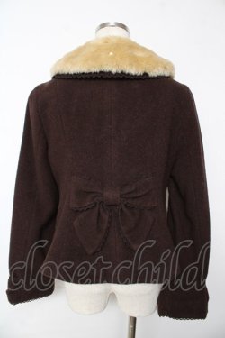 画像2: Angelic Pretty / Sweet Ribbonコート  ブラウン Y-25-11-24-069-AP-CO-SZ-ZY