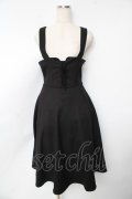 F&A / フロントレースアップコルセットワンピース F 黒 Y-25-11-24-071-LO-OP-SZ-ZY