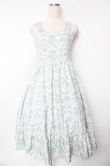 m petit by misako / MSKトワルドジュイジャンパースカート S オフ×サックス Y-25-11-24-072-LO-SK-SZ-ZY