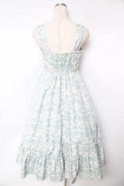 画像2: m petit by misako / MSKトワルドジュイジャンパースカート S オフ×サックス Y-25-11-24-072-LO-SK-SZ-ZY