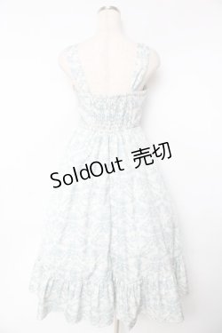 画像2: m petit by misako / MSKトワルドジュイジャンパースカート S オフ×サックス Y-25-11-24-072-LO-SK-SZ-ZY