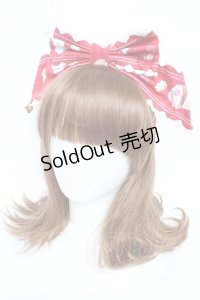 Angelic Pretty / Diner Dollカチューシャ  赤 Y-25-11-24-009-AP-ZA-SZ-ZY