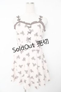 Ank Rouge / くまちゃんキャミワンピース M ベージュ Y-25-11-24-075-CA-OP-SZ-ZY