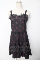 Ank Rouge / チェリーティアード M 黒 Y-25-11-24-076-CA-OP-SZ-ZY