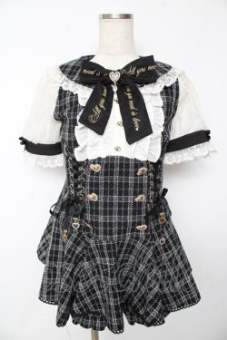 画像1: LIZ LISA / メッセージリボンツイードセットアップ 0 黒 Y-25-11-24-077-LO-OP-SZ-ZY