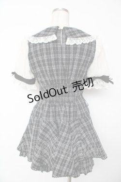 画像2: LIZ LISA / メッセージリボンツイードセットアップ 0 黒 Y-25-11-24-077-LO-OP-SZ-ZY