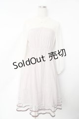 axes femme POETIQUE / チャイナボタンチュールワンピース M ピンク Y-25-11-24-078-AX-OP-SZ-ZY