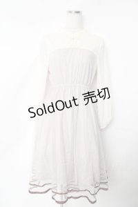 axes femme POETIQUE / チャイナボタンチュールワンピース M ピンク Y-25-11-24-078-AX-OP-SZ-ZY