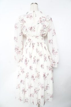 画像2: evelyn / 花柄ロングワンピース  生成り Y-25-11-24-079-LO-OP-SZ-ZY