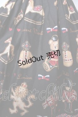 画像4: Innocent World / HAPPY LONDONジャストウエストジャンパースカート  黒 Y-25-11-24-080-IW-OP-SZ-ZY