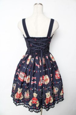 画像2: Innocent World / テディベアパレードジャンパースカート  ネイビー Y-25-11-24-081-IW-OP-SZ-ZY