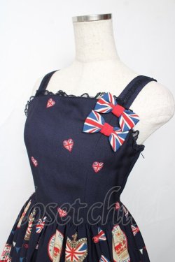 画像3: Innocent World / テディベアパレードジャンパースカート  ネイビー Y-25-11-24-081-IW-OP-SZ-ZY