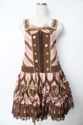 Angelic Pretty / カルテットショコラサロペット  ピンク Y-25-11-24-082-AP-OP-SZ-ZY