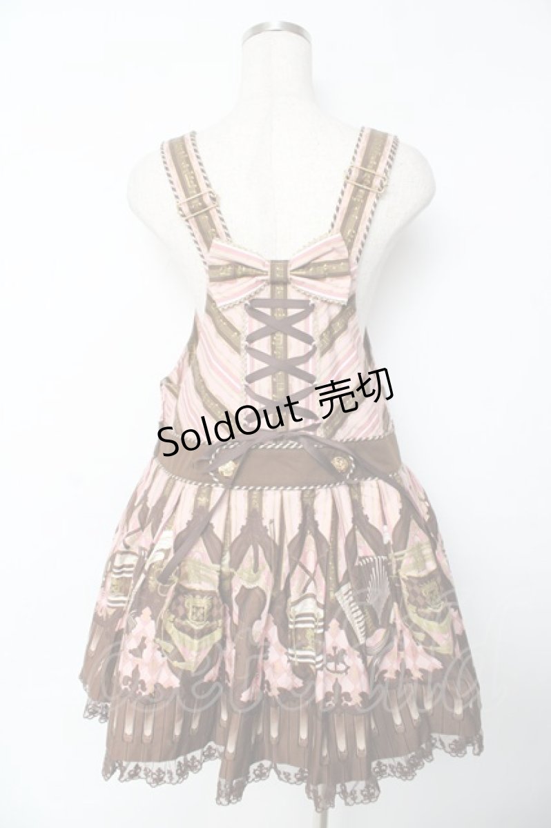 画像2: Angelic Pretty / カルテットショコラサロペット  ピンク Y-25-11-24-082-AP-OP-SZ-ZY (2)