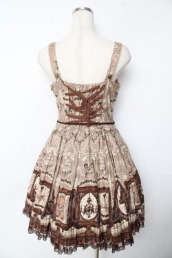 画像2: Angelic Pretty /  Musee du Chocolat切替ジャンパースカート  ブラウン Y-25-11-24-083-AP-OP-SZ-ZY
