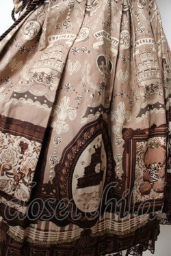 画像4: Angelic Pretty /  Musee du Chocolat切替ジャンパースカート  ブラウン Y-25-11-24-083-AP-OP-SZ-ZY