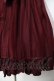 画像4: Vallee lys / アゲラタムチュールジャンパースカート  ワイン Y-25-11-24-085-GO-OP-SZ-ZY (4)
