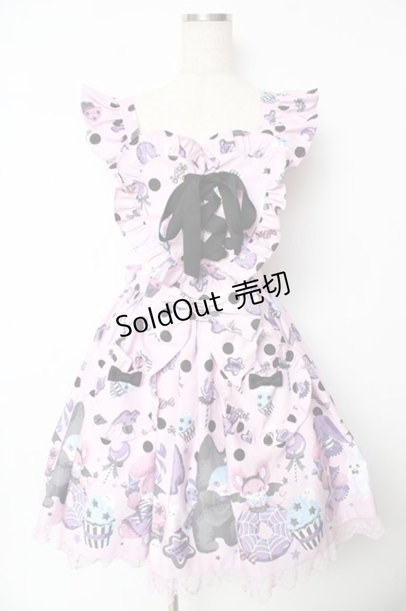 画像1: Angelic Pretty / Happy Treat Party Cafeスカート  ピンク Y-25-11-24-088-AP-SK-SZ-ZI (1)