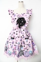 Angelic Pretty / Happy Treat Party Cafeスカート  ピンク Y-25-11-24-088-AP-SK-SZ-ZY