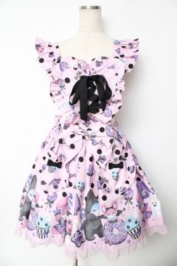 画像1: Angelic Pretty / Happy Treat Party Cafeスカート  ピンク Y-25-11-24-088-AP-SK-SZ-ZY