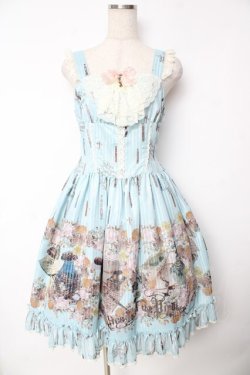 画像1: ALICE and the PIRATES / Victorian tear bottleジャンパースカートI型  サックス Y-25-11-24-089-PA-OP-SZ-ZY