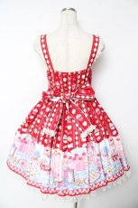 画像2: Angelic Pretty / Diner Dollジャンパースカート  赤 Y-25-11-24-090-AP-OP-SZ-ZY (2)